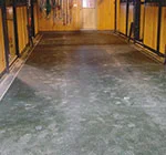 Aisleway and breezeway flooring